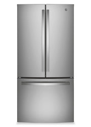 GE 24.7 cu. ft. French-Door Refrigerator Stainless Steel 33"