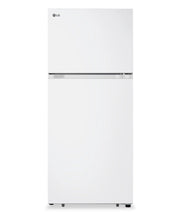 Réfrigérateur LG 18 pi³ Congélateur Haut Garage Ready Blanc
