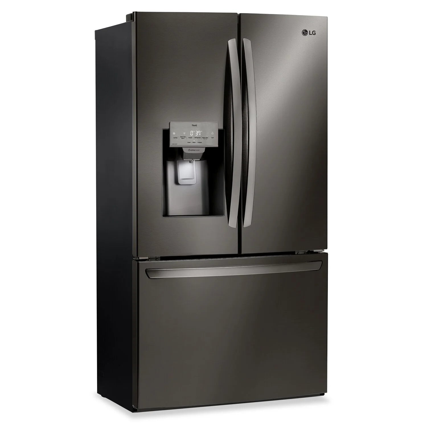 Réfrigérateur LG 28 pi³ Portes Françaises Inox Noir 36"