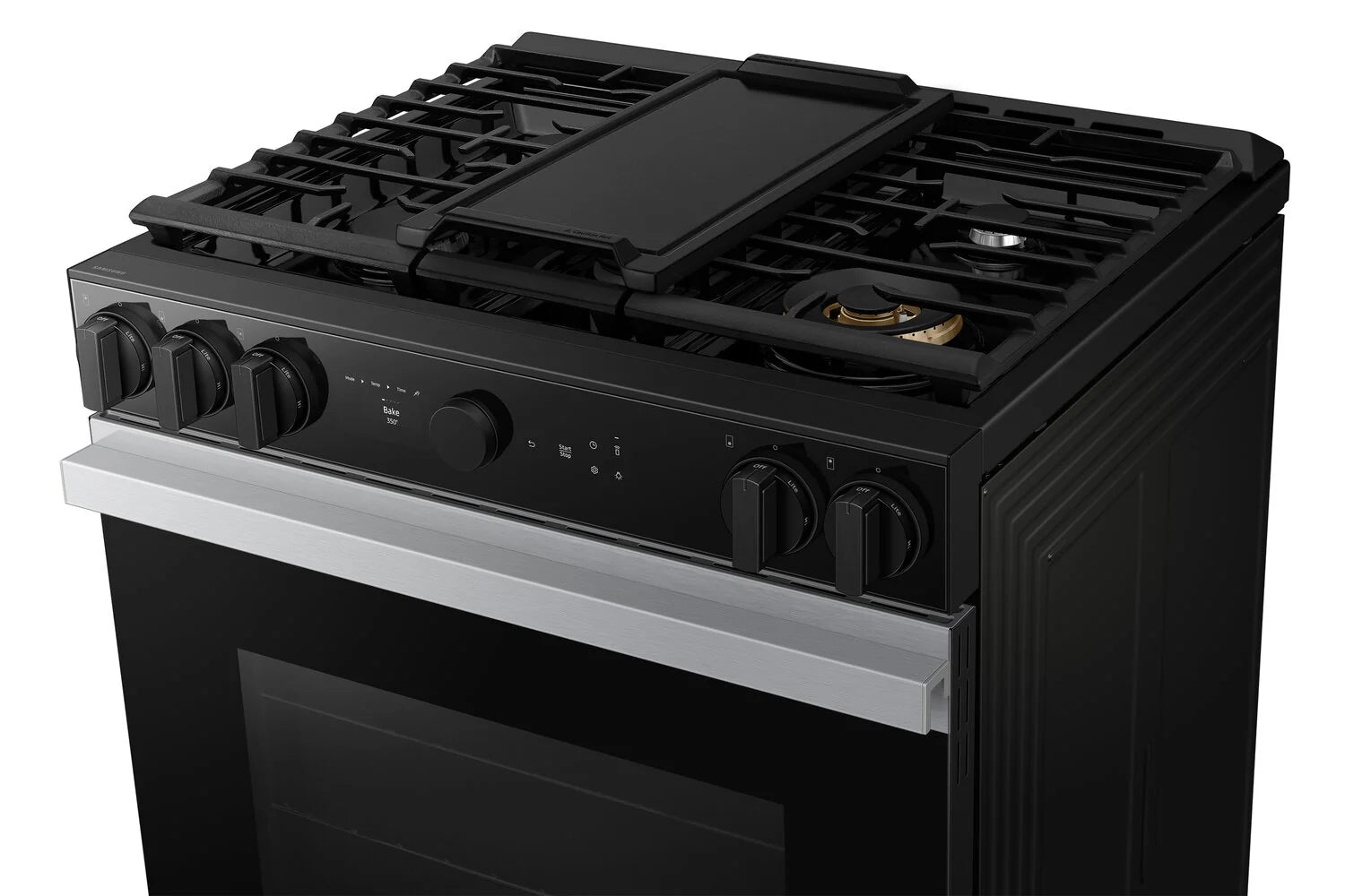 Cuisinière à gaz Samsung Bespoke 6 pi³ avec Air Sous Vide NSG6DG8500