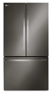 Réfrigérateur LG 36" 27 pi³ Portes Françaises Profondeur Comptoir MAX Inox Noir LRFLC2706D