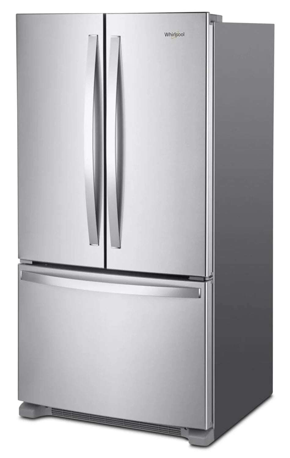 Réfrigérateur Whirlpool 20 pi³ Portes Françaises 36" Inox