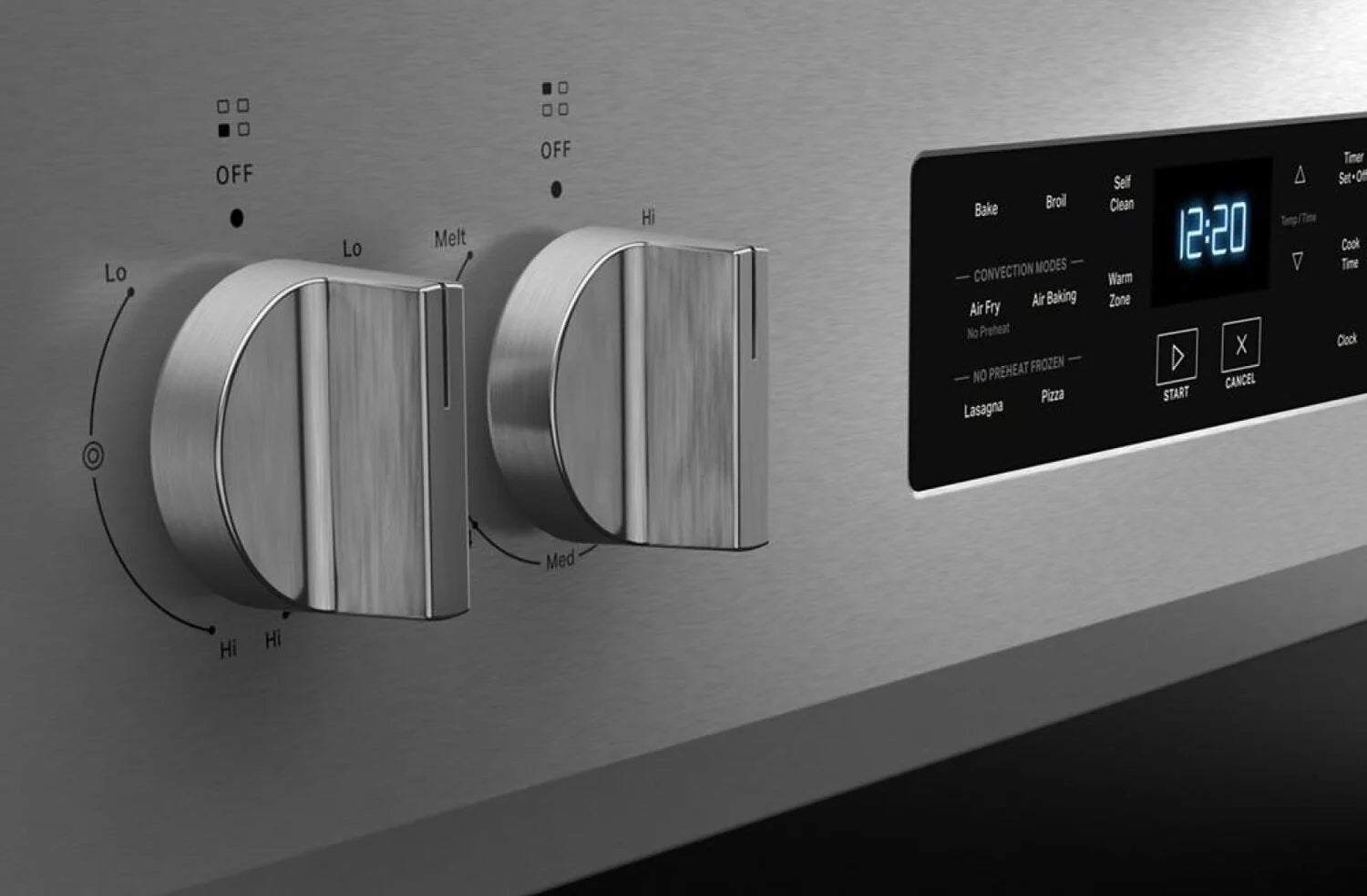 Cuisinière Whirlpool 5,3 pi³ Air Fry Inox YWFES5030RZ