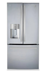 Réfrigérateur GE 23,6 pi³ French Door Inox 33"