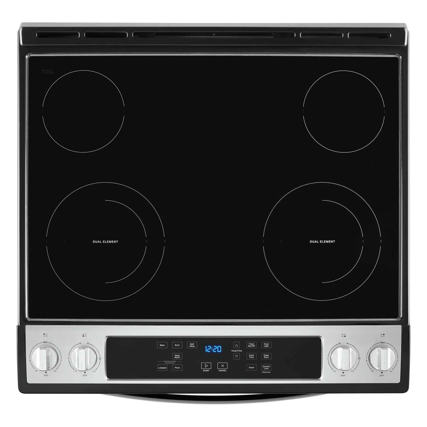 Cuisinière Whirlpool 4,8 pi³ Inox 30 po YWEE515S0LS
