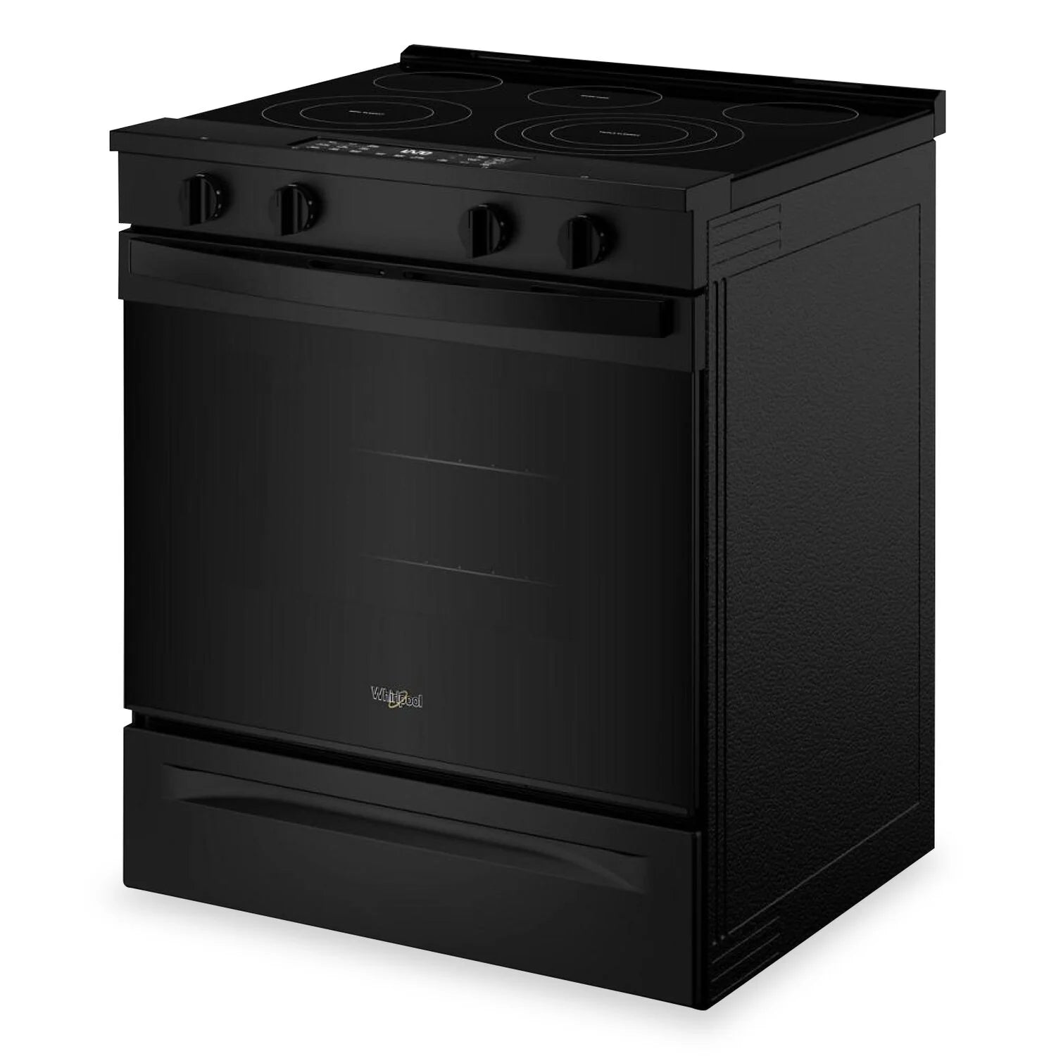 Cuisinière Whirlpool 5,3 pi³ Air Fry Noire YWSES5030SB