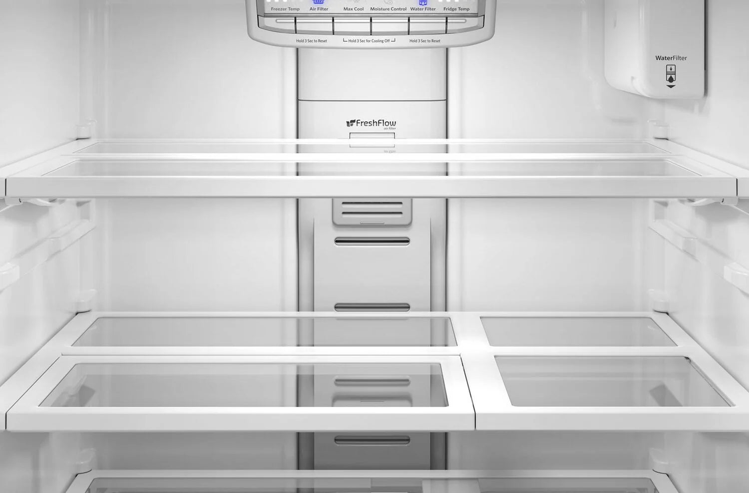 Réfrigérateur KitchenAid 30 po 20 pi³ à portes françaises en acier inoxydable PrintShield™ KRFF330SPS