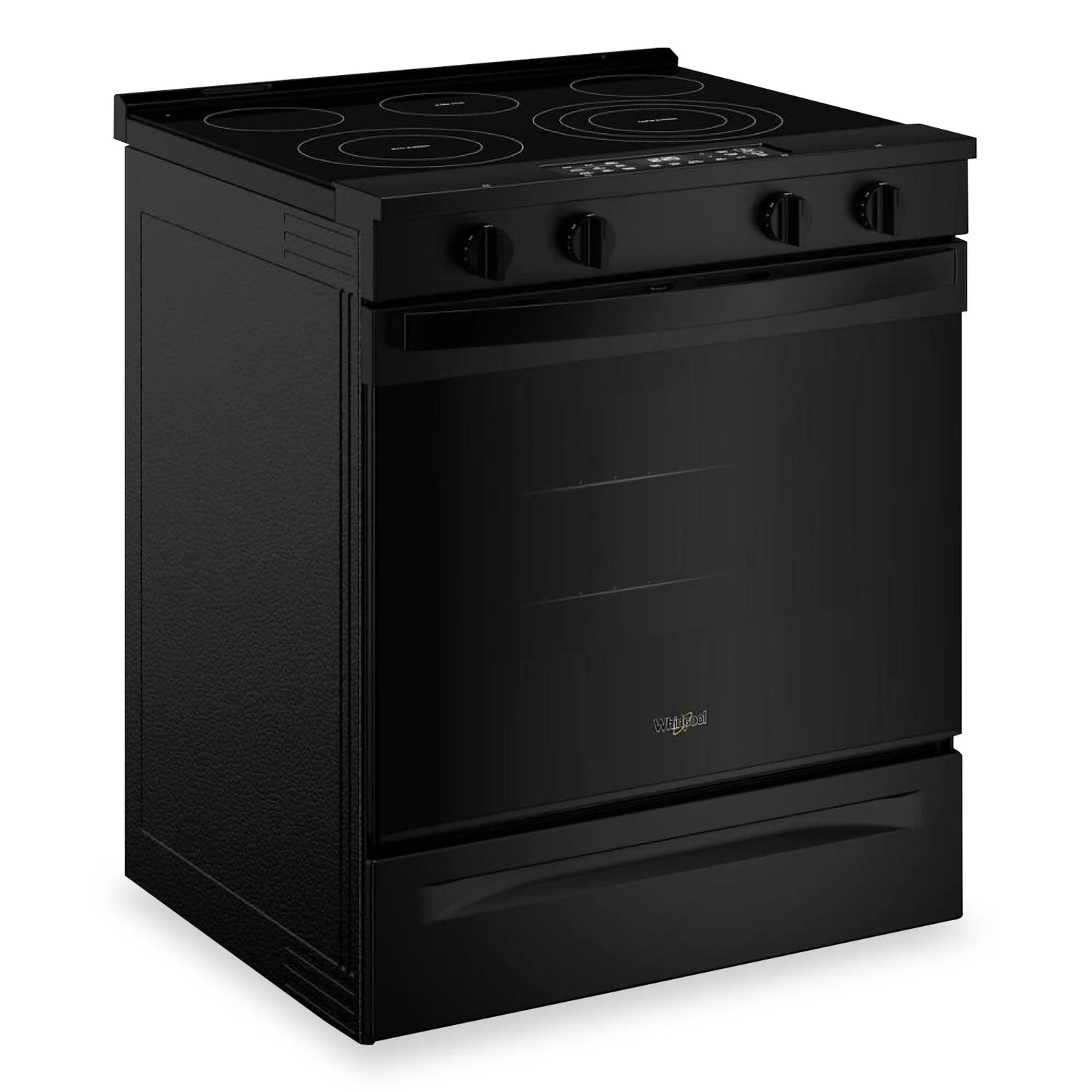 Cuisinière Whirlpool 5,3 pi³ Air Fry Noire YWSES5030SB