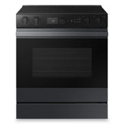 Cuisinière encastrable Samsung Bespoke de 30 po, 6,3 pi³, noir mat
