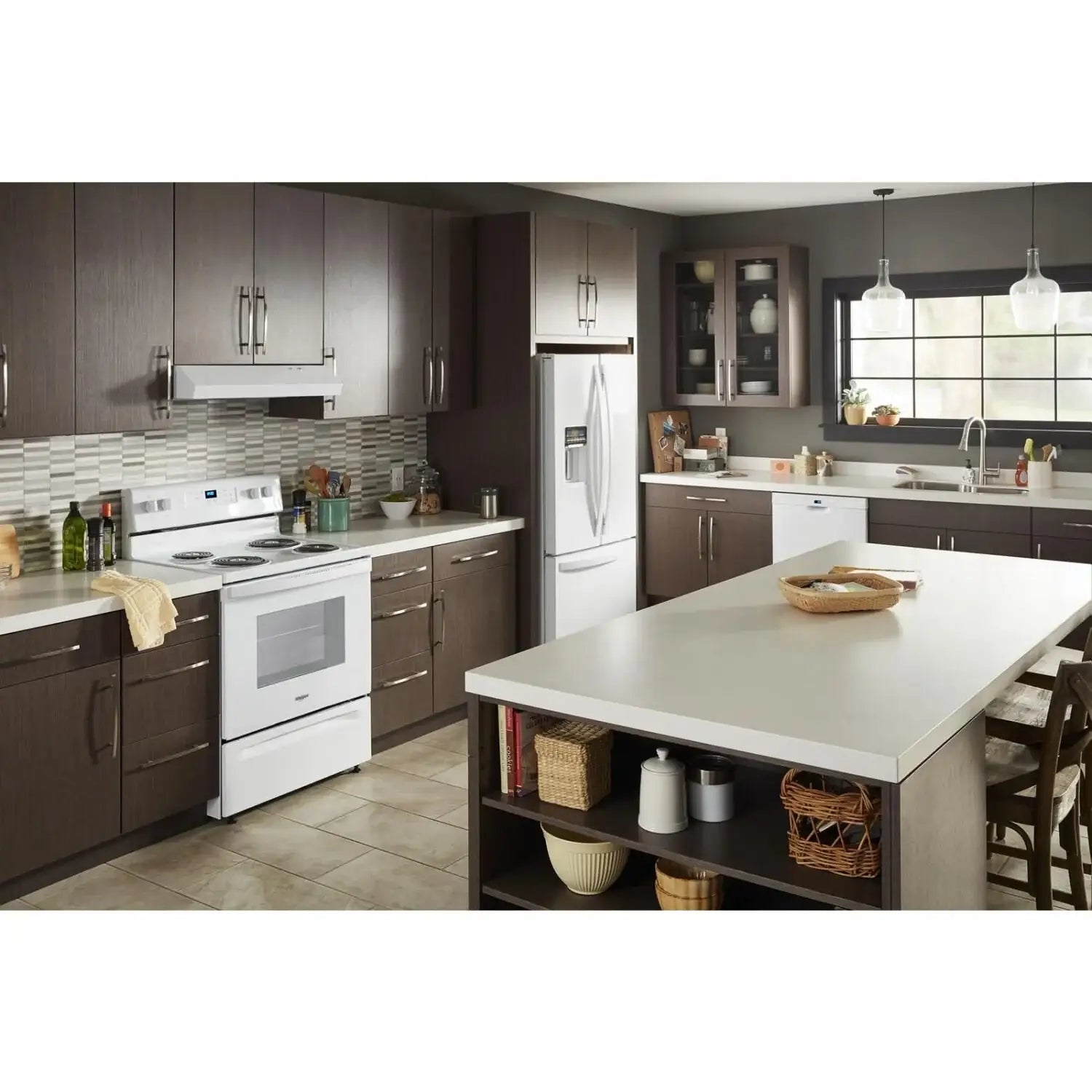 Cuisinière Whirlpool 30" 4,8 pi³ Électrique Autonettoyante en Acier Inoxydable YWFC315S0JS