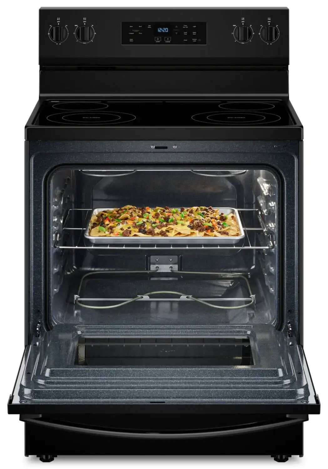 Cuisinière Whirlpool 5,3 pi³ Noire 30 po YWFES3530RB