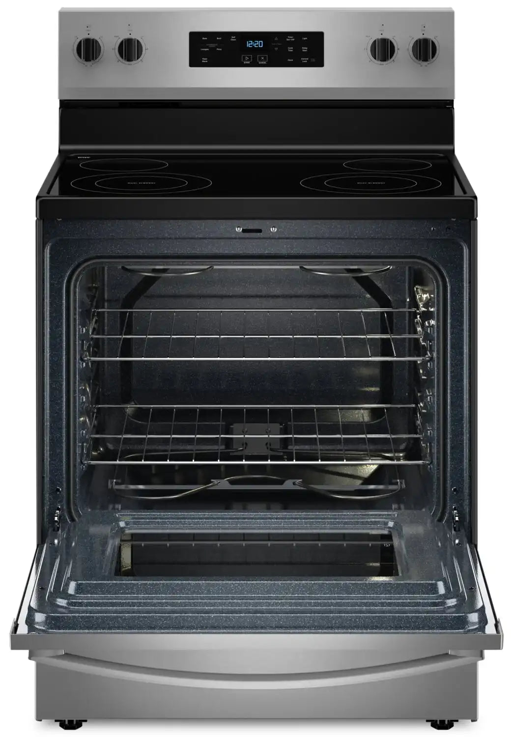 Cuisinière Whirlpool 5,3 pi³ Noire 30 po YWFES3530RB