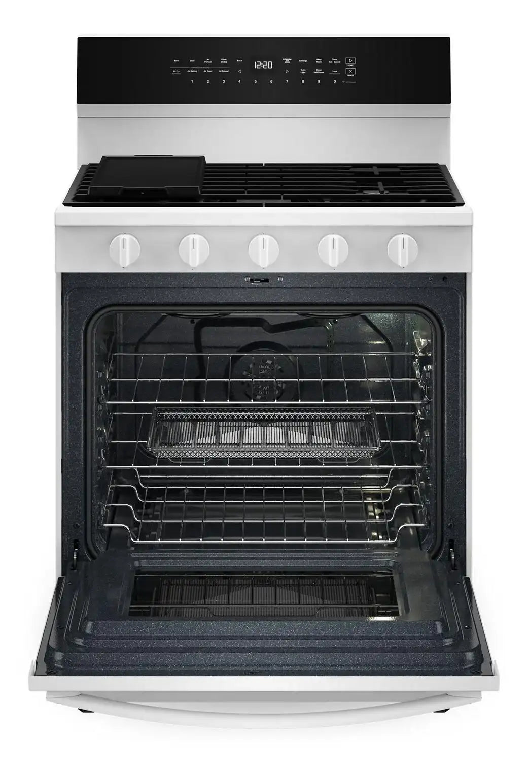 Cuisinière Whirlpool Gaz 5 pi³ Air Fry Blanche WFGS7530RW