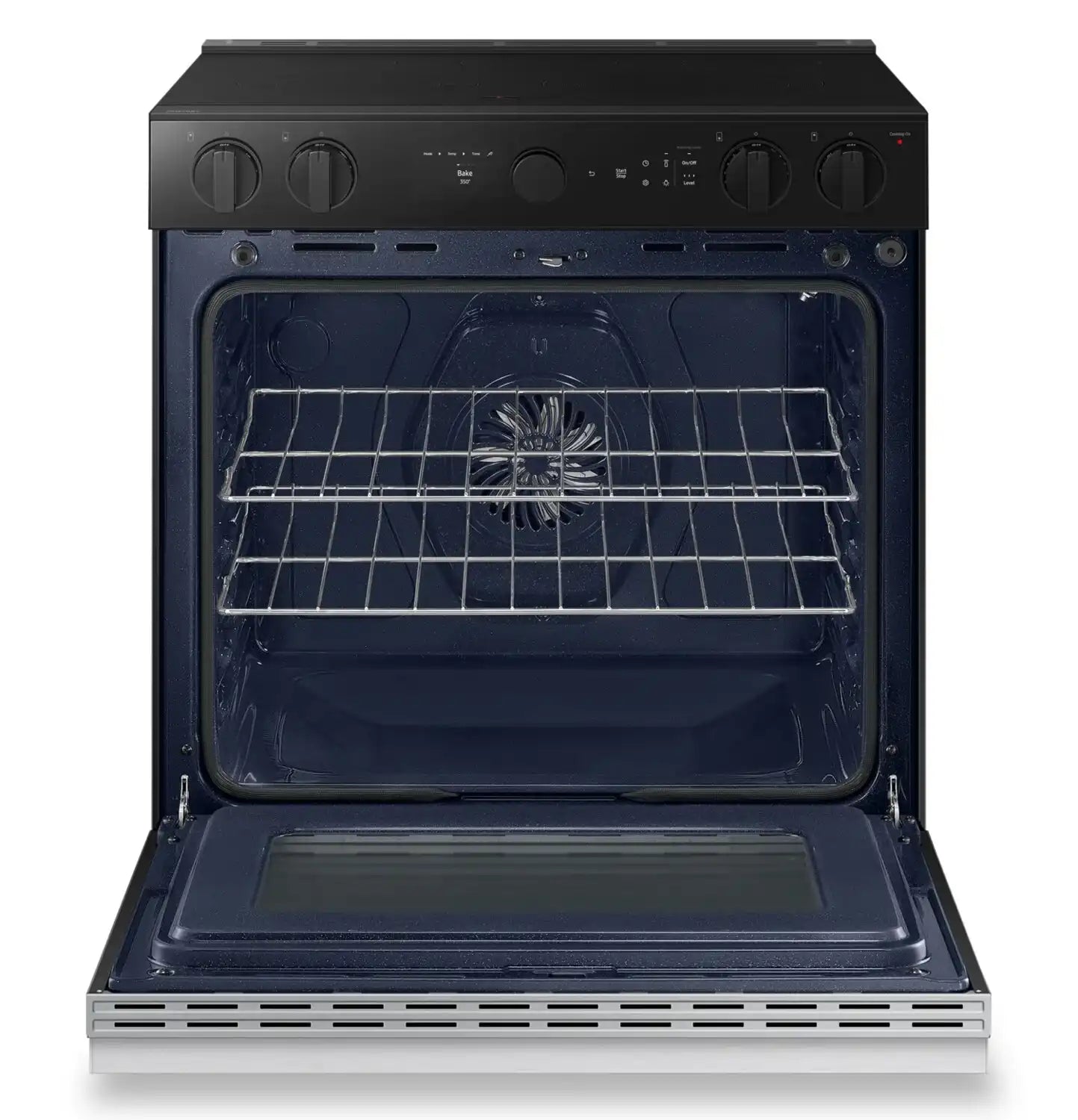 Cuisinière encastrable Samsung Bespoke de 30 po, 6,3 pi³, noir mat