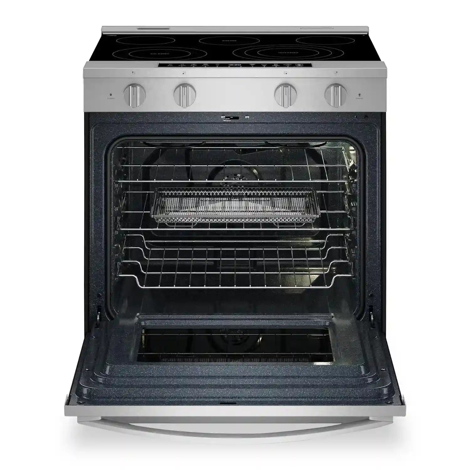 Cuisinière Whirlpool 5,3 pi³ Air Fry Inox Noir YWSES7530RV
