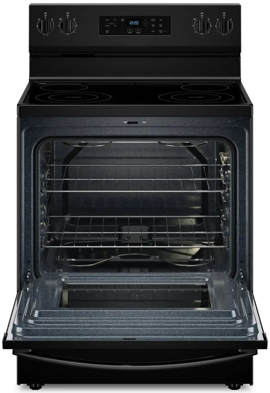 Cuisinière Whirlpool 5,3 pi³ Noire 30 po YWFES3530RB