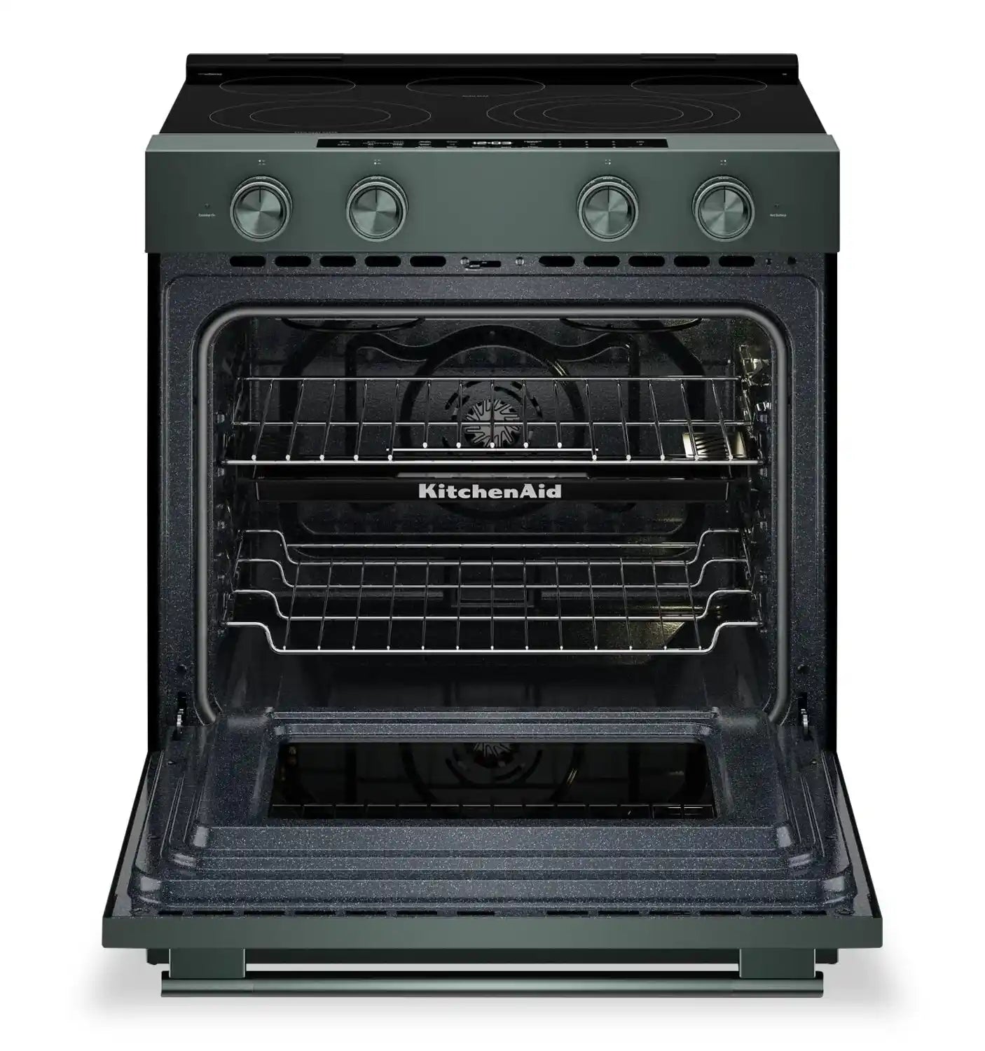 Cuisinière électrique intelligente KitchenAid 30 po 5,3 pi³ genièvre