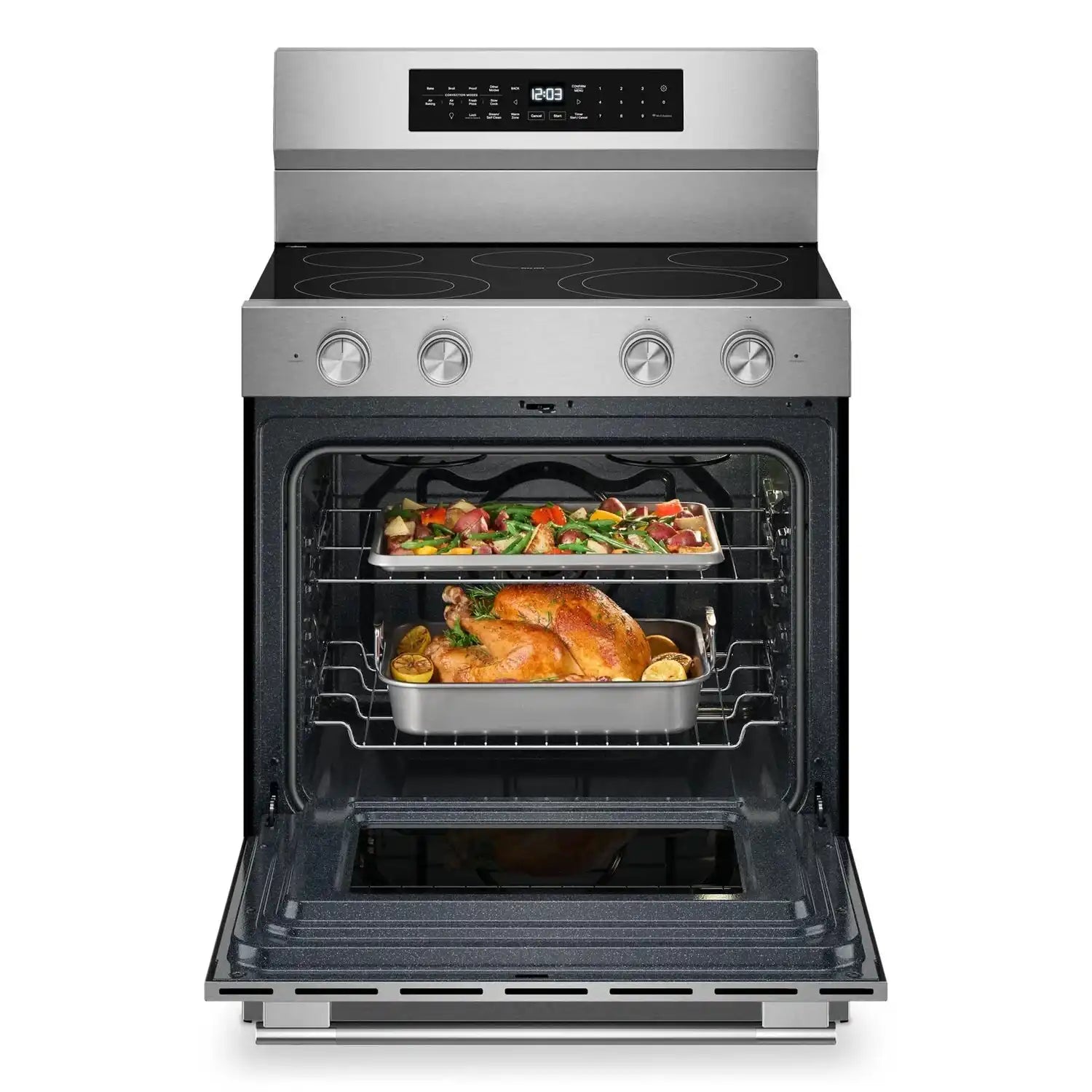 Cuisinière électrique KitchenAid 5,3 pi³ en acier inoxydable YKFES530SPS