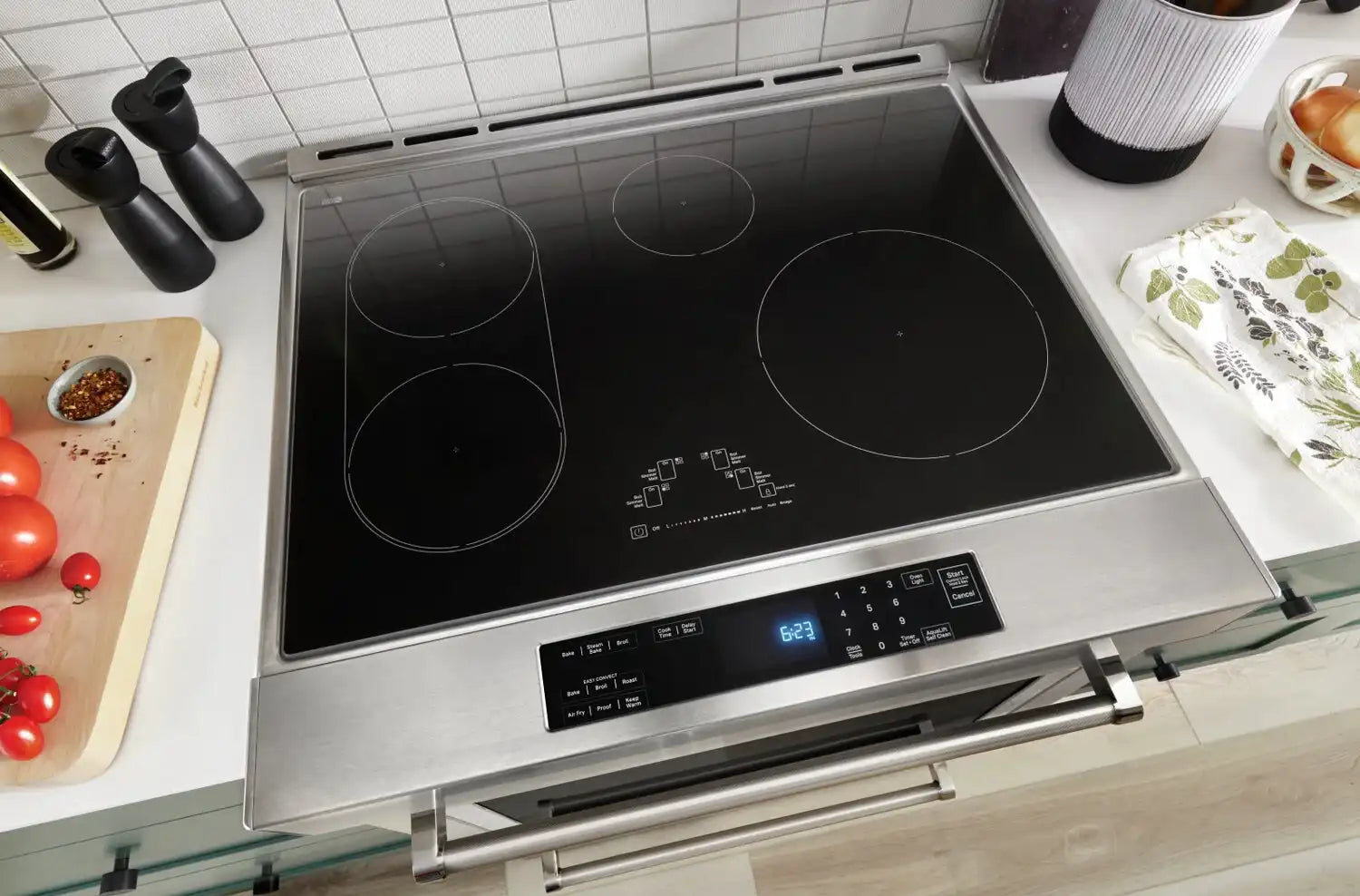 KitchenAid 30" 6.4 cu. ft. Induction Range with Air Fry Stainless Steel