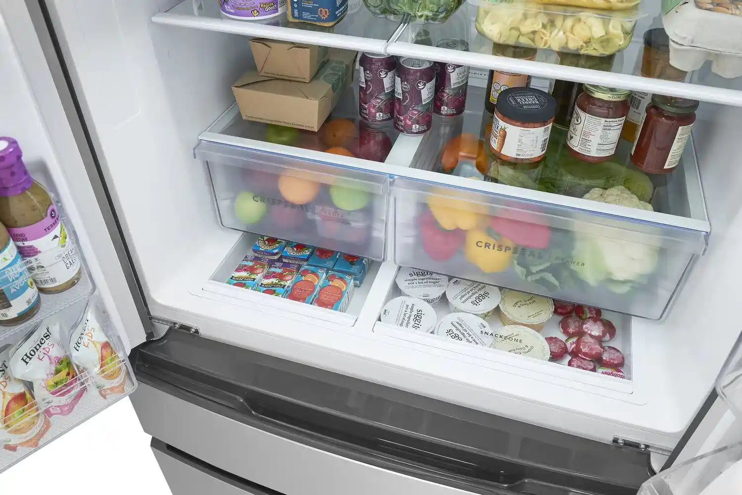 Réfrigérateur Frigidaire 36" 26,3 pi³ à 4 portes avec tiroir Custom-Flex en acier inoxydable FRMS2733AV