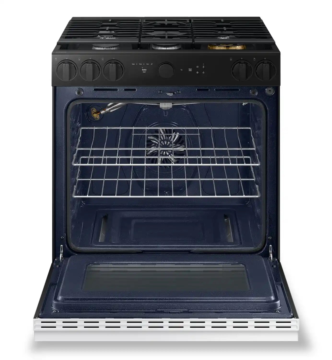 Cuisinière Samsung Bespoke 30" 6 pi³ Gaz Encastrée Caméra & Air Sous Vide Inox NSG6DG8700SRAA