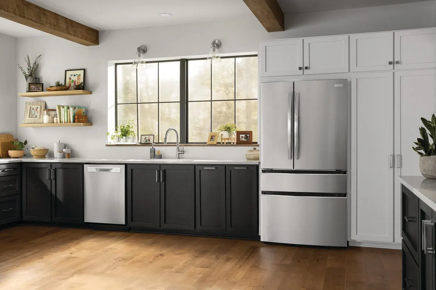 Réfrigérateur Frigidaire Gallery 27 pi³ 4 Portes Inox 36"