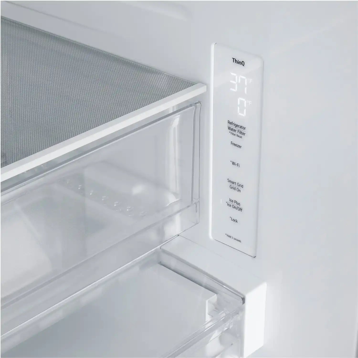 Réfrigérateur LG 25 pi³ Portes Françaises 33" Glace Double