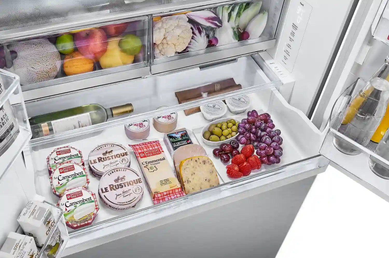 LG Réfrigérateur 31 pi³ Portes Françaises 36" 4 Types de Glaçons