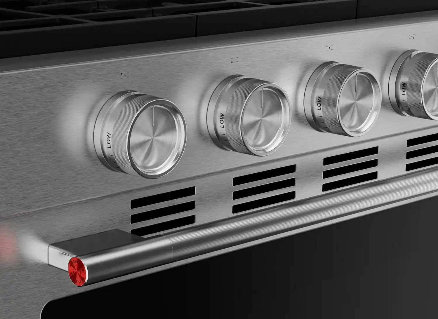 Cuisinière KitchenAid Gaz 5 pi³ Inox Anti-Trace KFGS530SPS