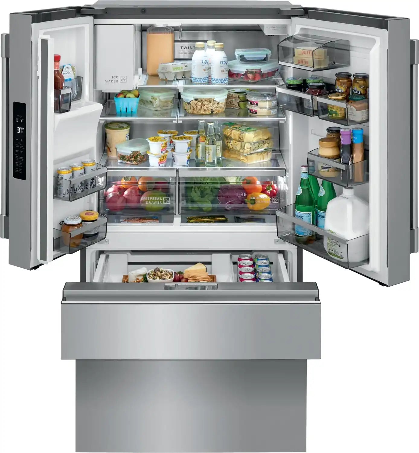 Réfrigérateur Frigidaire Professional 36" 21,8 pi³ 4 Portes Françaises Inox PRMC2285AF