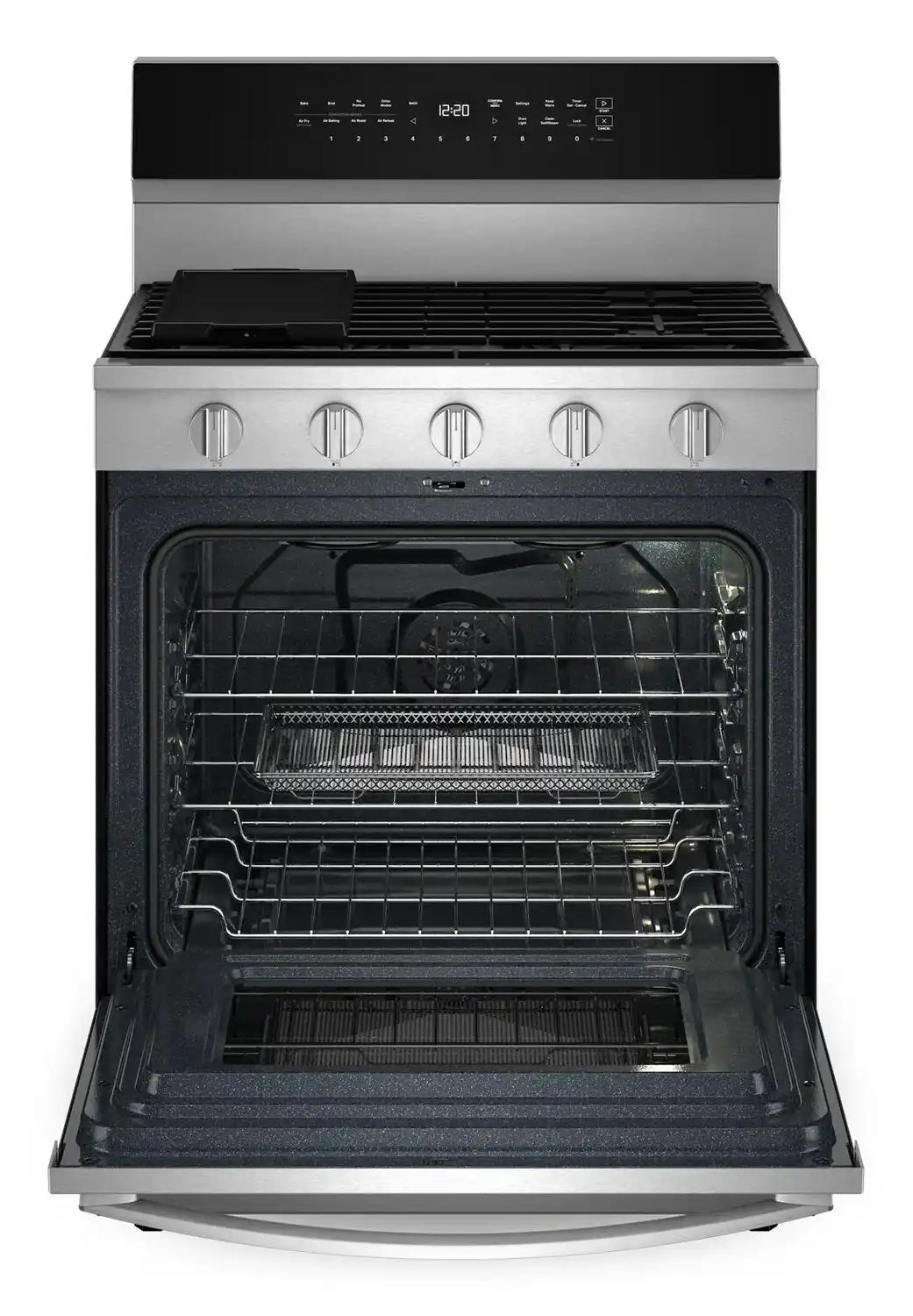 Cuisinière Whirlpool Gaz 5 pi³ Air Fry Blanche WFGS7530RW