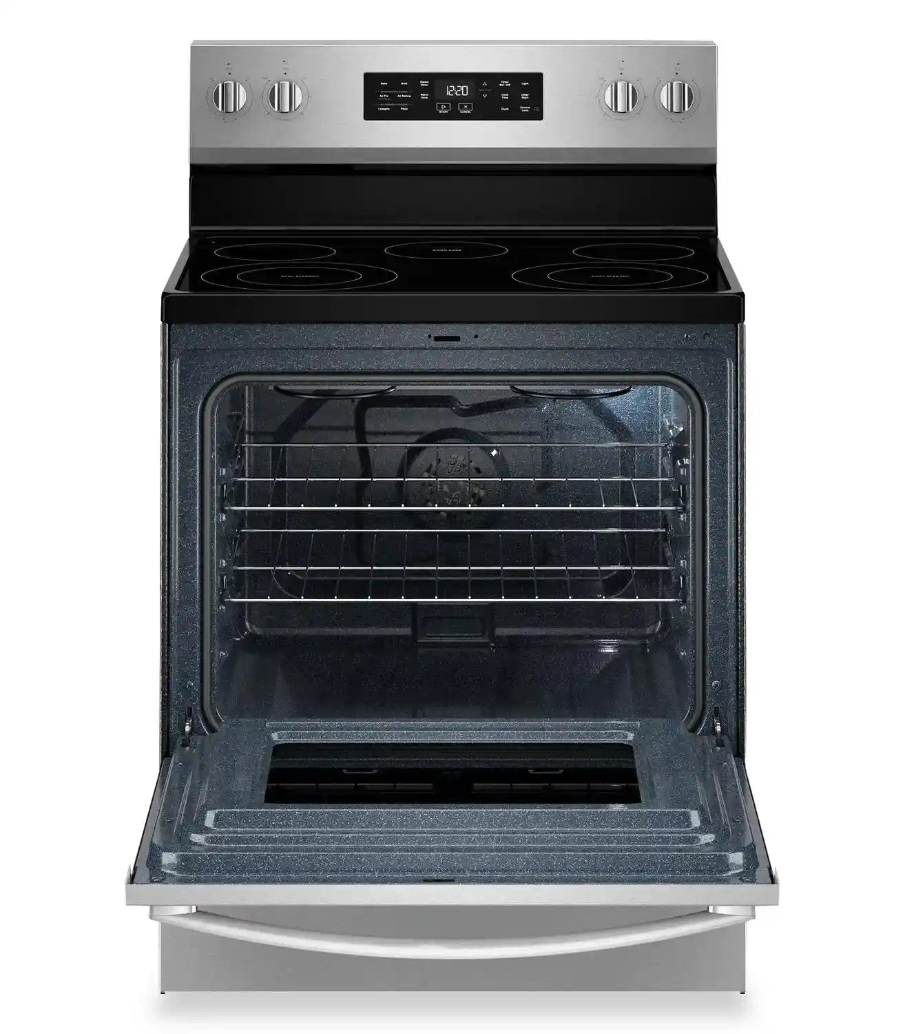 Cuisinière Whirlpool 5,3 pi³ Friteuse à air en inox YWFES4530SZ