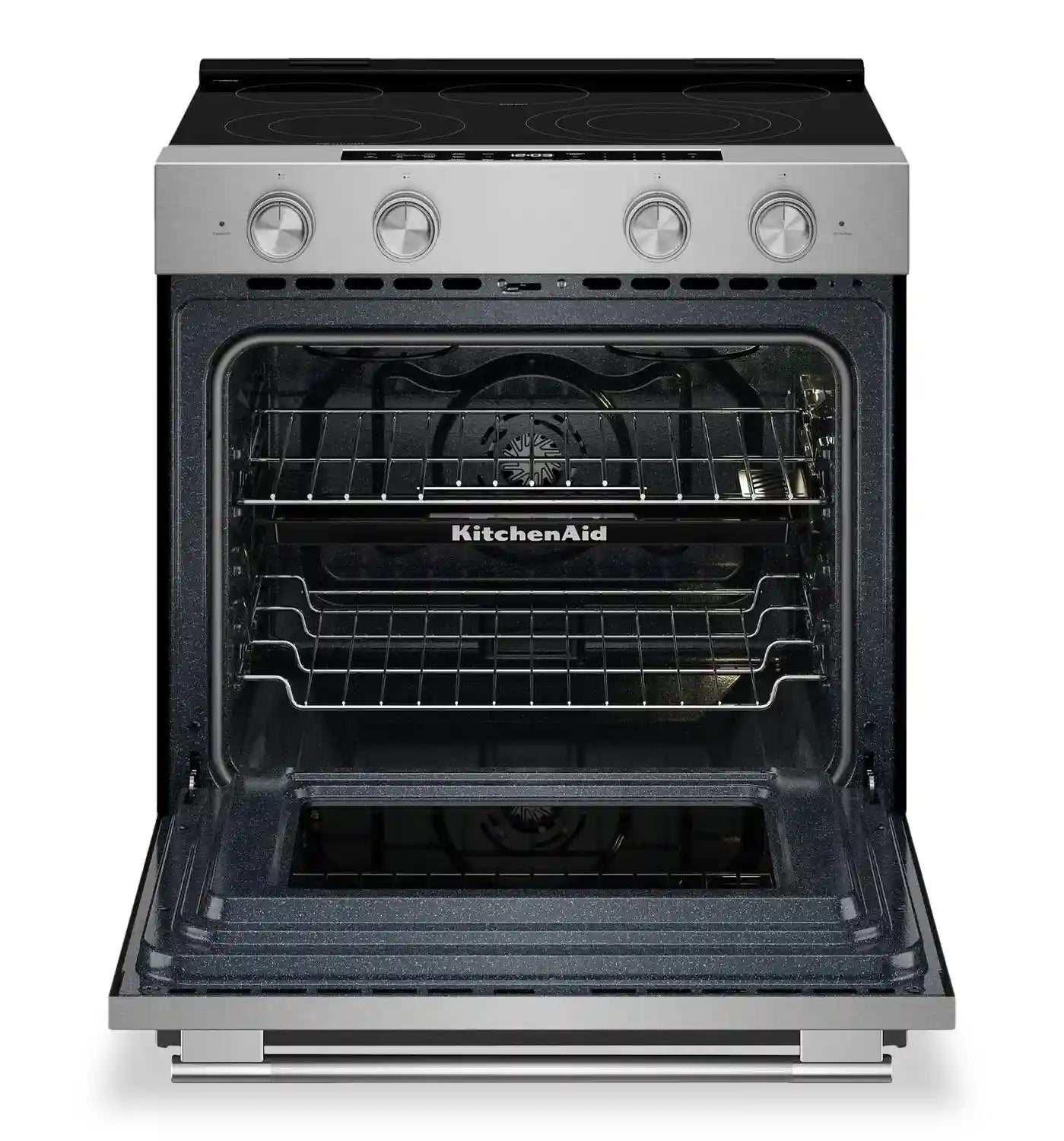 Cuisinière électrique intelligente KitchenAid 30 po 5,3 pi³ genièvre