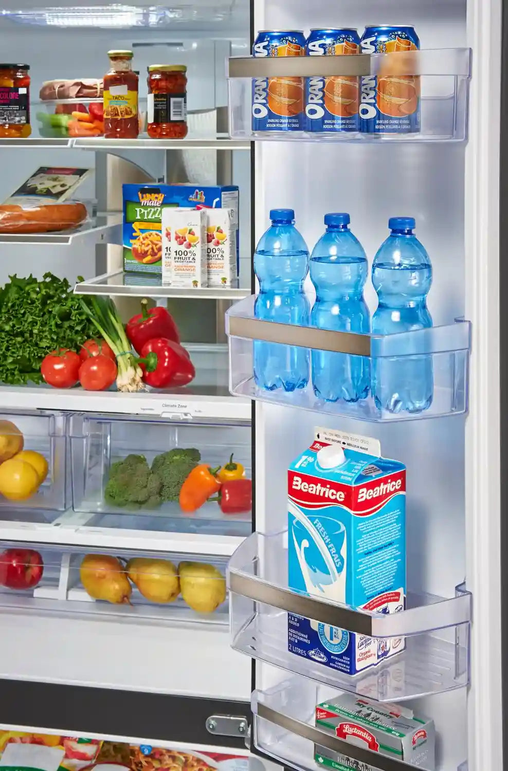 Réfrigérateur GE 23,6 pi³ French Door Inox 33"
