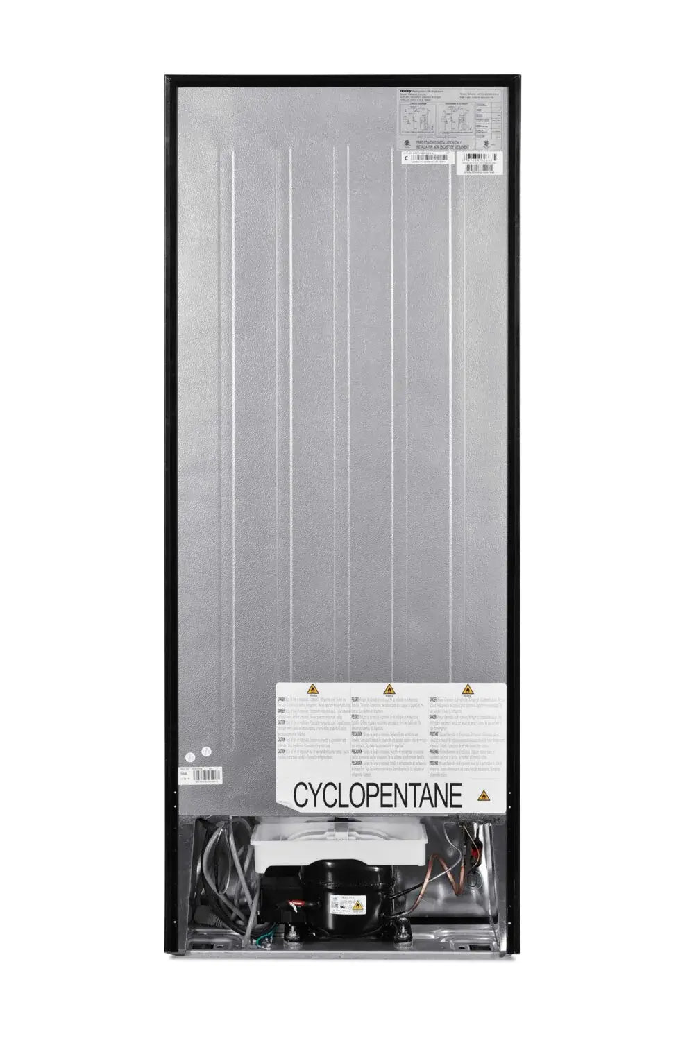 Réfrigérateur Danby 7,4 pi³ Congélateur Supérieur 22" Inox