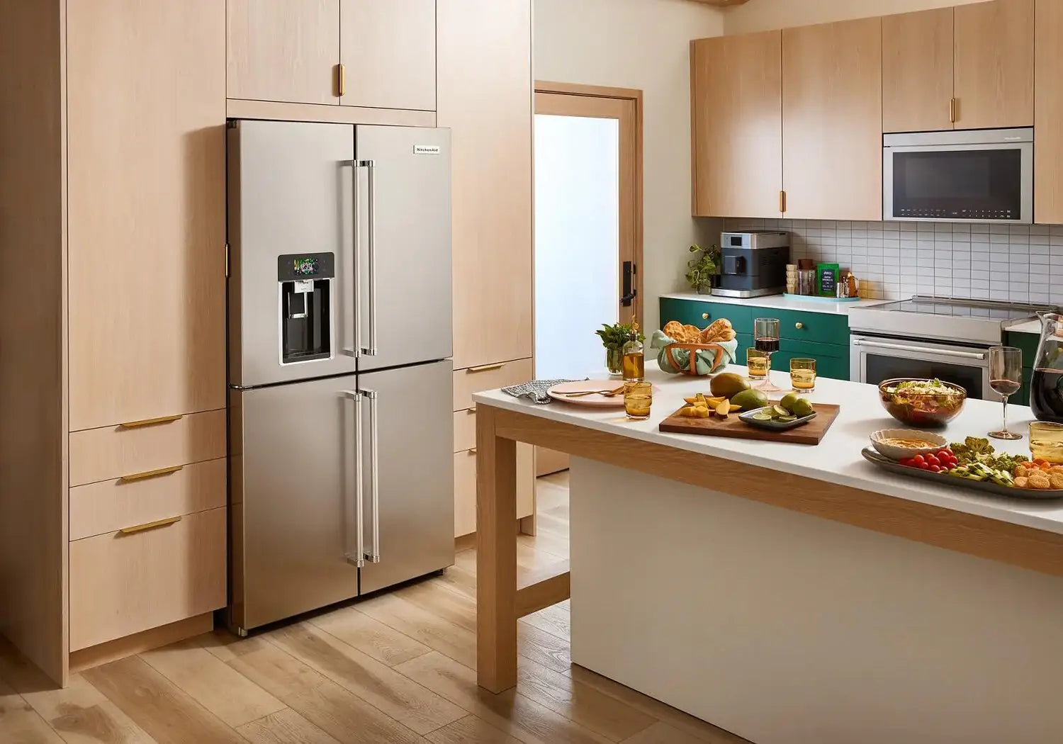 KitchenAid KRQC736RPS | Réfrigérateur 4 Portes 36" Inox