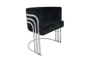 Fauteuil d'appoint Derby argenté