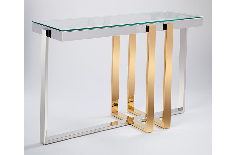 Table console ensoleillée