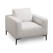 Fauteuil d'appoint Franco : Lin gris