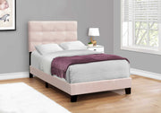 BED - TWIN SIZE / PINK VELVET / I 5916T