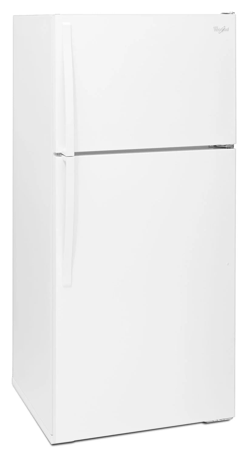 Réfrigérateur Whirlpool 28" 14 pi³ Congélateur Haut Blanc Silencieux WRT314TFDW