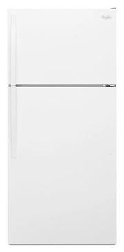 Réfrigérateur Whirlpool 28" 14 pi³ Congélateur Haut Blanc Silencieux WRT314TFDW