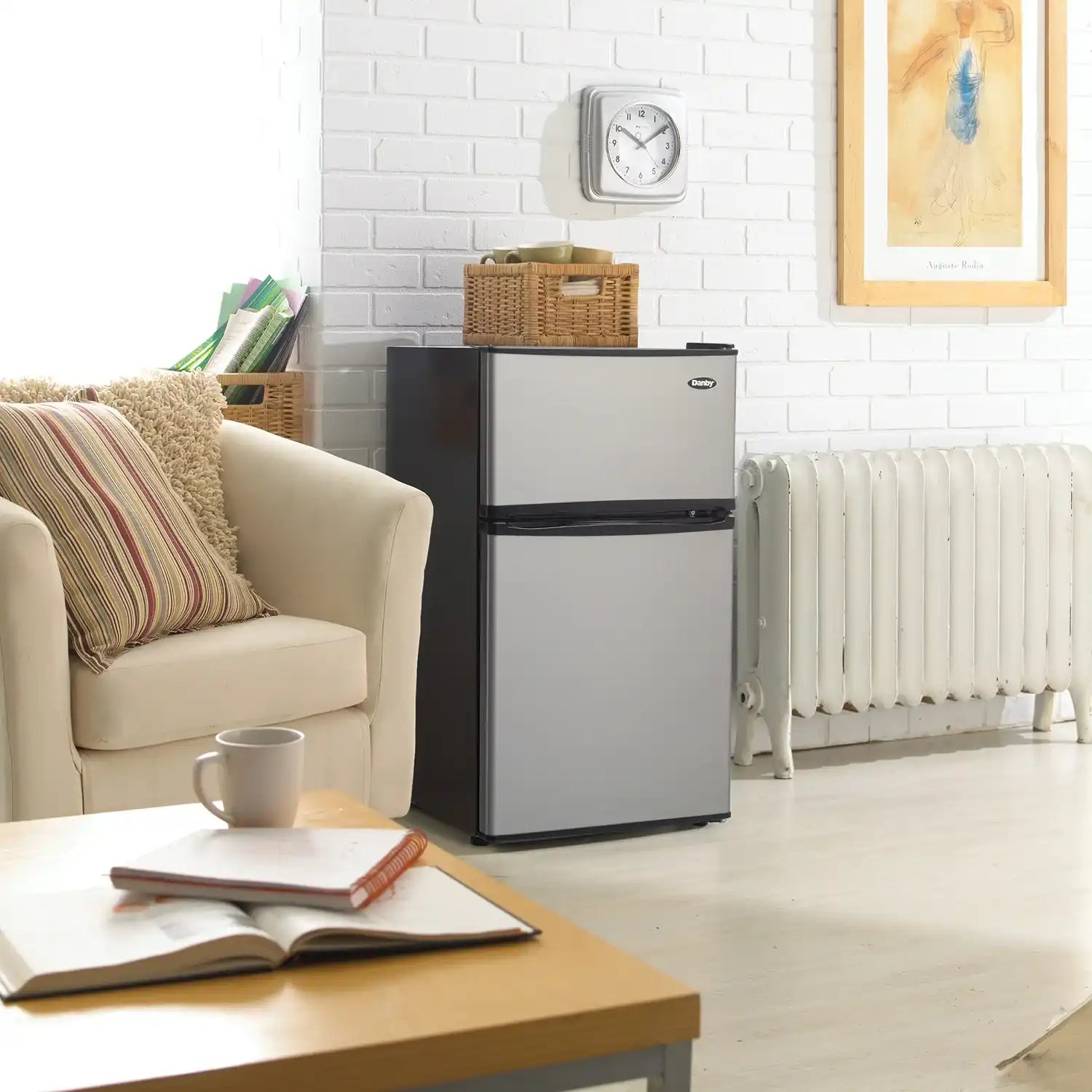 Réfrigérateur Danby 3,1 pi³ 2 Portes 19" Blanc Compact