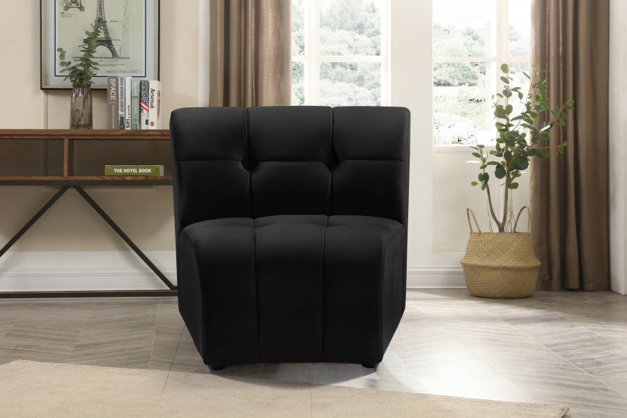 Chaise modulaire en velours Limitless