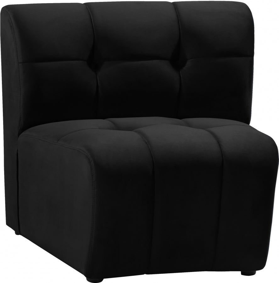 Chaise modulaire en velours Limitless