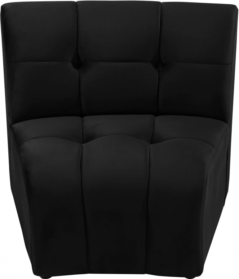 Chaise modulaire en velours Limitless