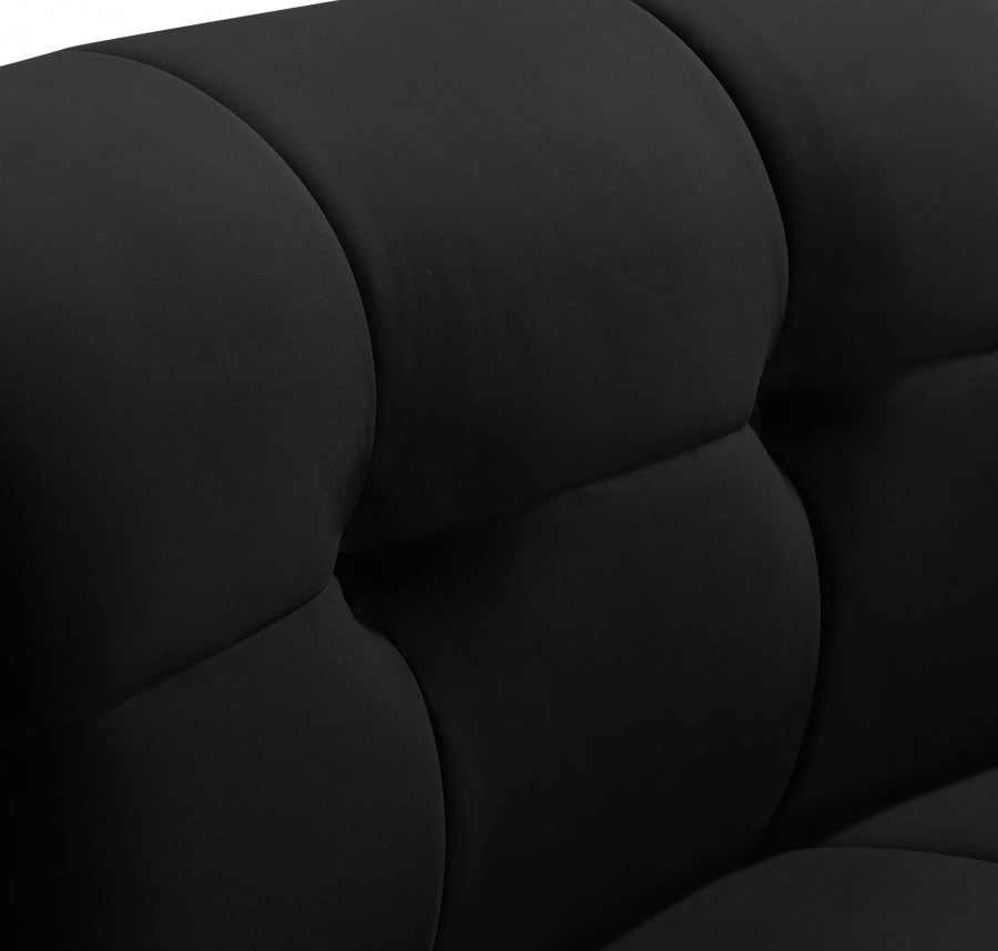 Chaise modulaire en velours Limitless