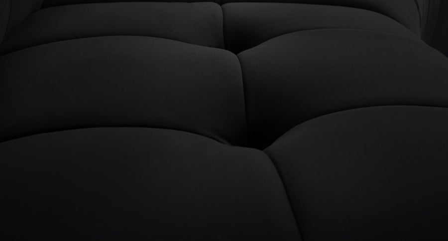 Chaise modulaire en velours Limitless