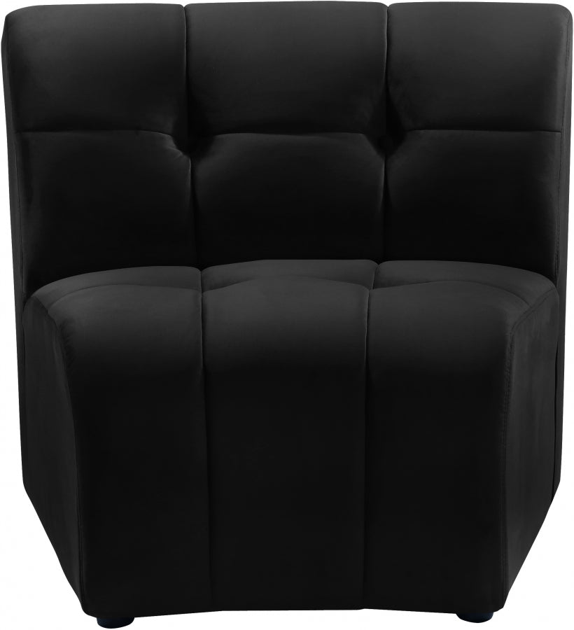Chaise modulaire en velours Limitless