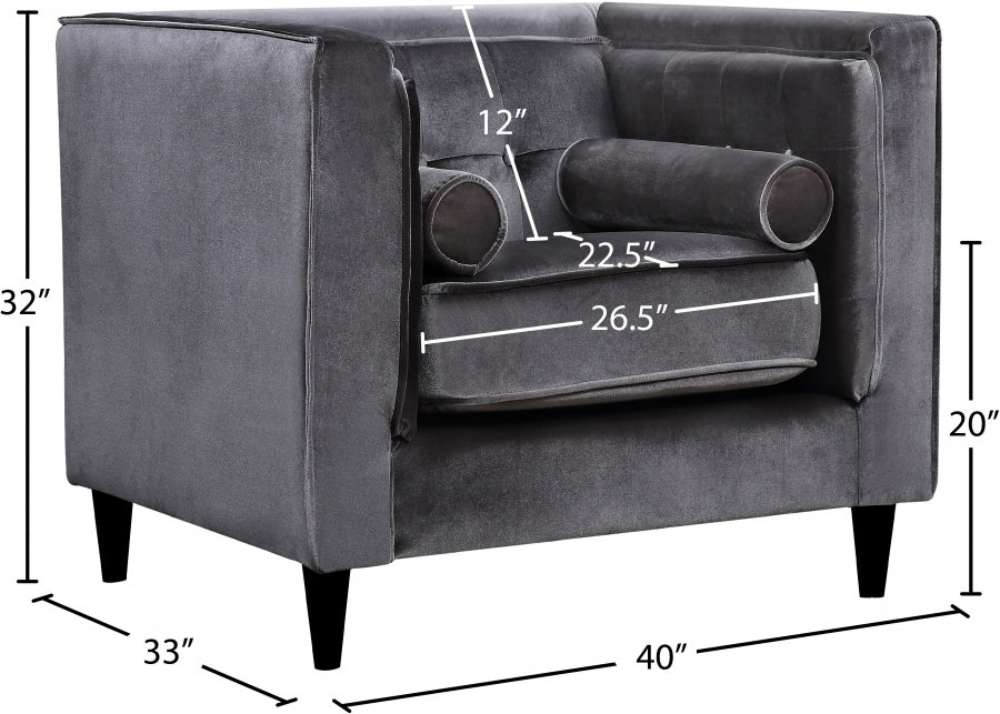 Chaise Taylor en velours